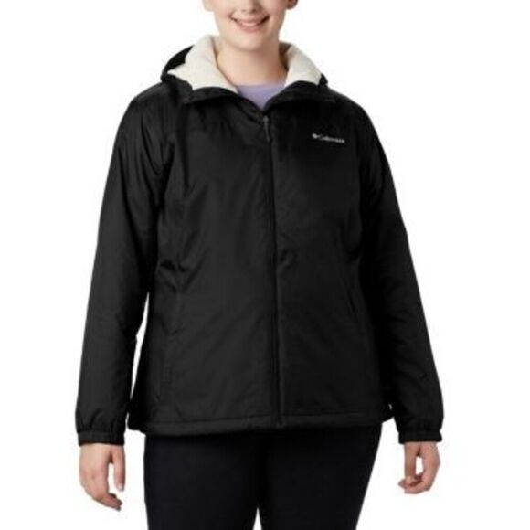 Plus Size Columbia Switchback Sherpa-Lined Jacket, Women's, Size: 2XL, Grey - Picture 1 of 3